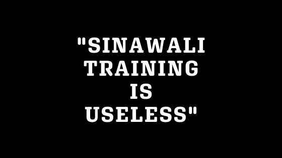 “Sinawali Training is Useless”